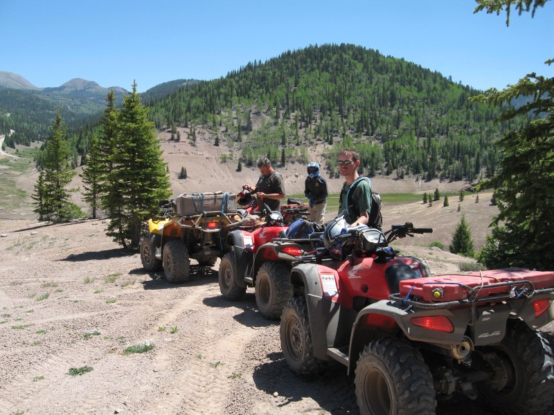 image0013 Up on the trail on Sunday near Puffer lake.  Mark, Kojak and Steven.