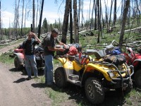 image0009 Break time.  Steven and Mark.