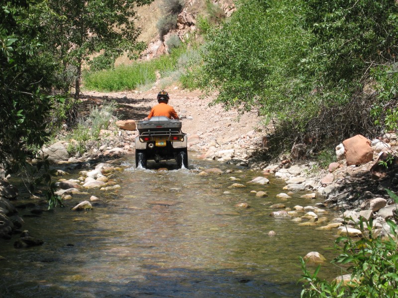 image0041 Ron crosses the stream