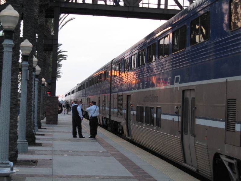 IMG_0230 Getting off the train in Fullerton